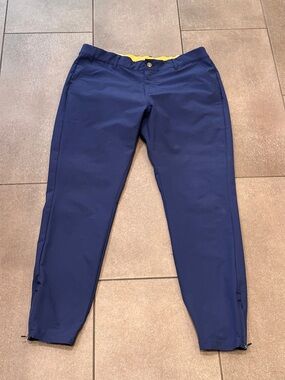 Avalon Golf Player Jogger Navy Performance Chinos Men’s 34-R